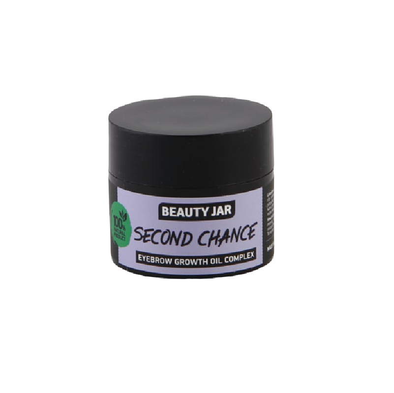SECOND CHANCE Beauty Jar "SECOND CHANCE" Έλαιο φρυδιών για όγκο, 15ml - Image 1