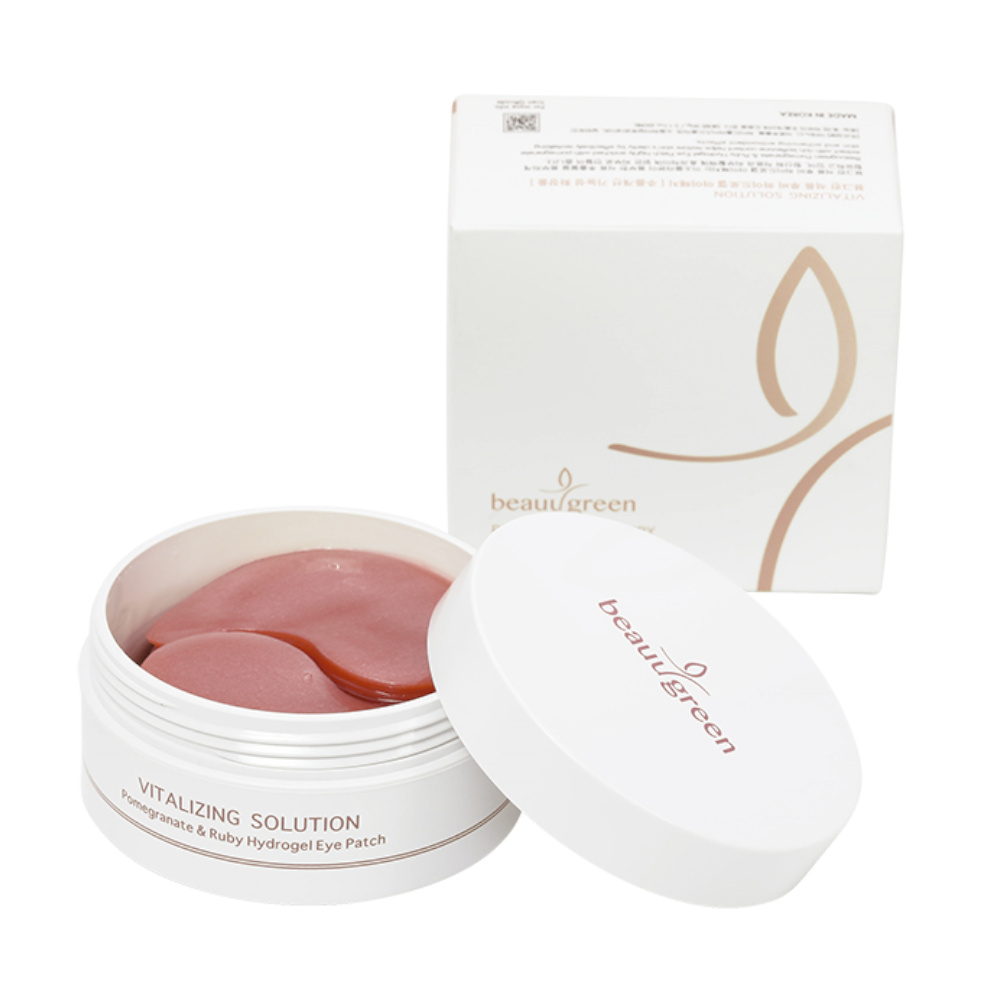 BEAUUGREEN Pomegranate & Ruby Hydrogel Eye Patches 1 BEAUUGREEN – Pomegranate & Ruby Hydrogel Eye Patch, 60 pcs. - Image 1